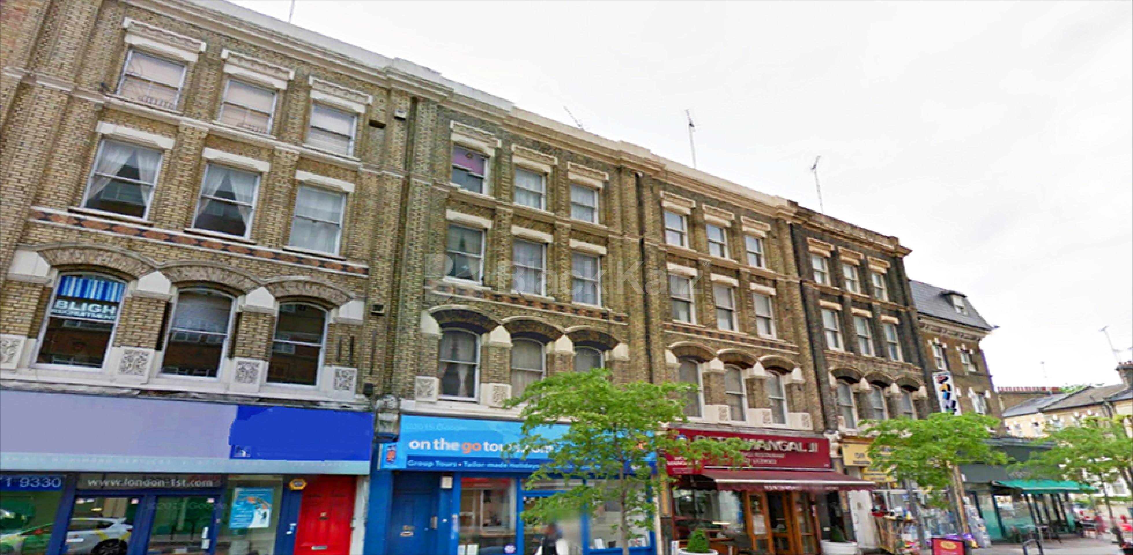 			UNDER OFFER , Studio Apartment, 1 bath, 1 reception Flat			 North End Road, West Kensington W14